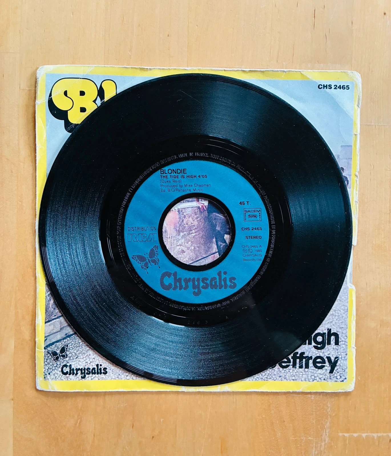 Disco de vinilo Blondie The tide is high. – photo 2